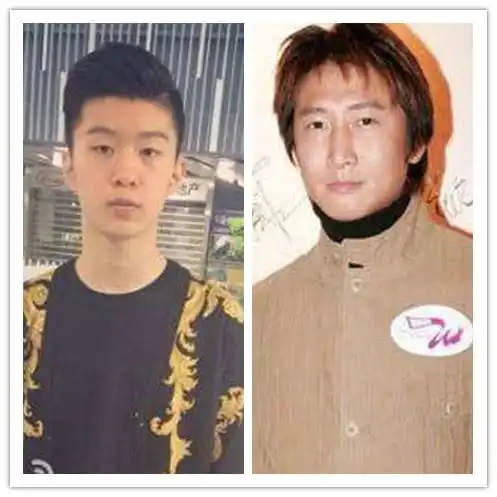 而范丞丞的年龄也差不多是这个年纪,近日洪金宝的儿子洪天明的照片和