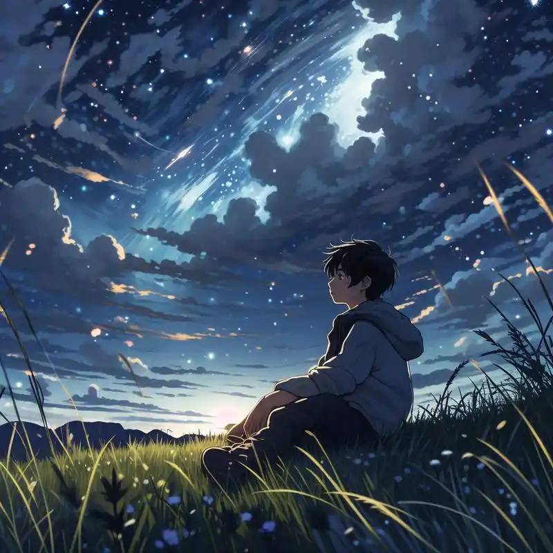 78星空下的梦幻头像78 仰望星空,你是否也被那浩瀚的宇宙所吸引?