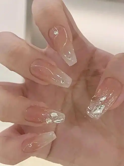 中长款美甲极限n选一    挑了一上午的指甲,中长款合集,姐妹们帮忙挑