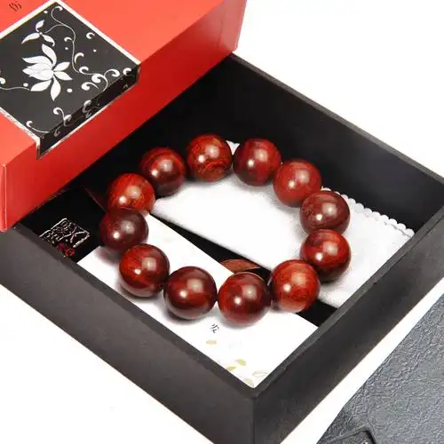 谭木匠小叶紫檀手串金星紫檀木手链情侣民族风气质原石家个人天然