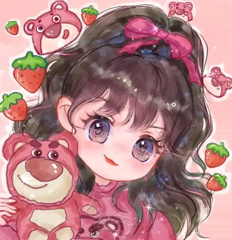 头像女卡通呆萌  - 国都名城礼仪幼儿园959595上善若水 - 抖音