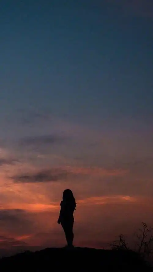 黄昏背景图片高清手机壁纸