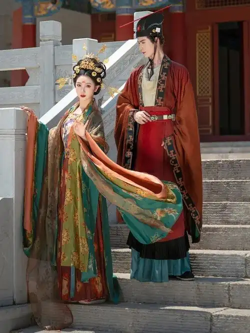 唐制婚服菩提雪金玉良缘