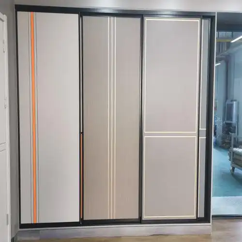 衣柜门定制欧松板实木卧室推拉门玻璃门板移门定做简约2021年新款