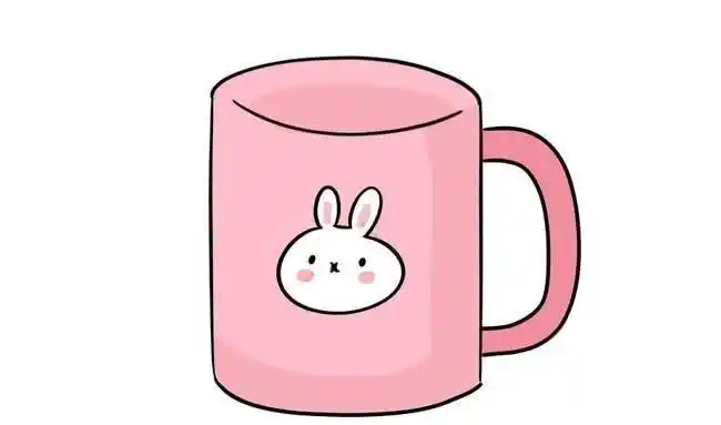 水杯简笔画可爱(可爱的杯子简笔画图解)-蘑菇号