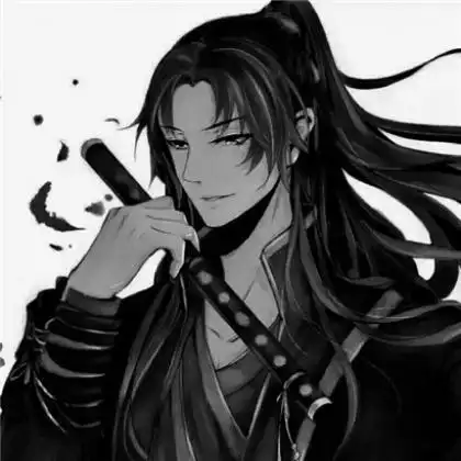 黑白古风动漫男头像每个人都有一个世界