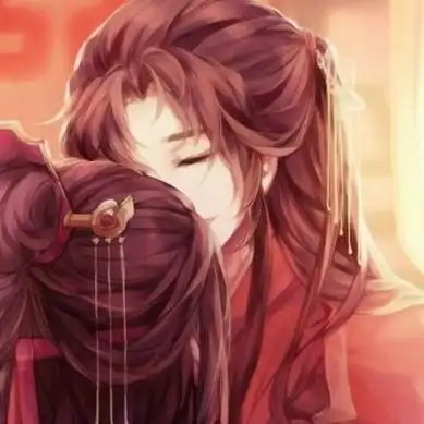 红衣情侣头像一对高清红衣婚嫁的情侣头像图片