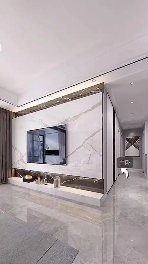 电视背景墙#2021流行的客厅装修