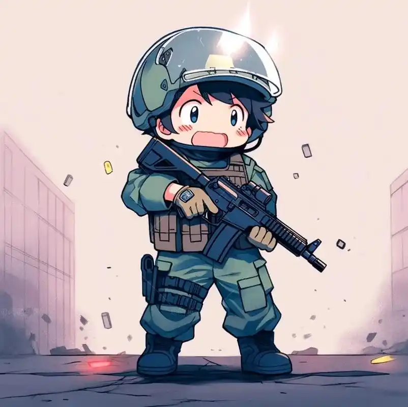 每个男生梦想的职业.#特警 #武警 #职业头像 #卡通男生头 - 抖音