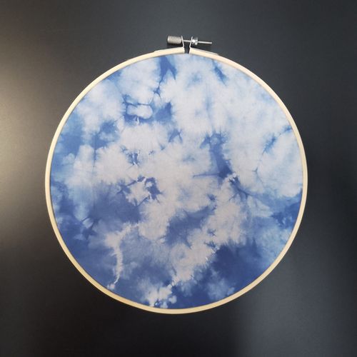 蓝靛泥染料天然植物靛蓝膏草木染扎染diy材料包冷染蜡染布料套装