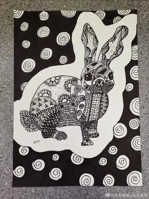 儿童线描画##儿童画线描课资料##线描##儿童画##儿童创意美