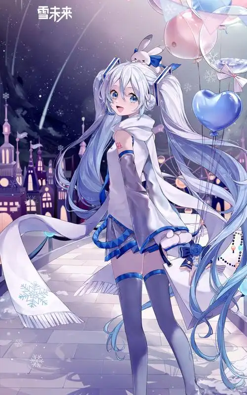 雪初音未来美图壁纸