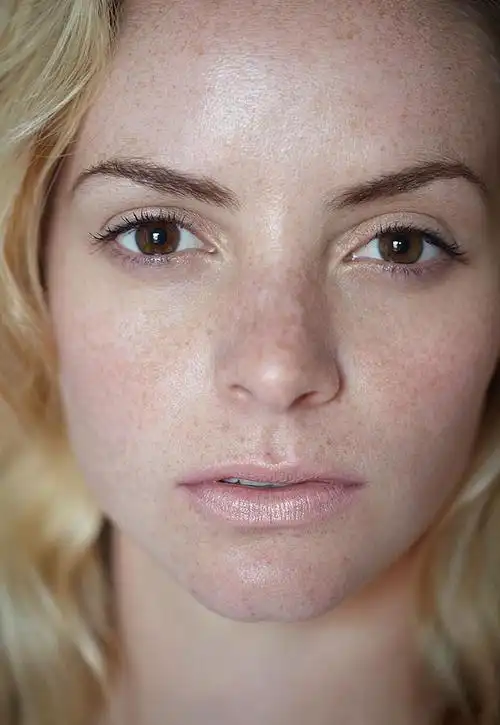 简单几部变身无斑美女,后期修图