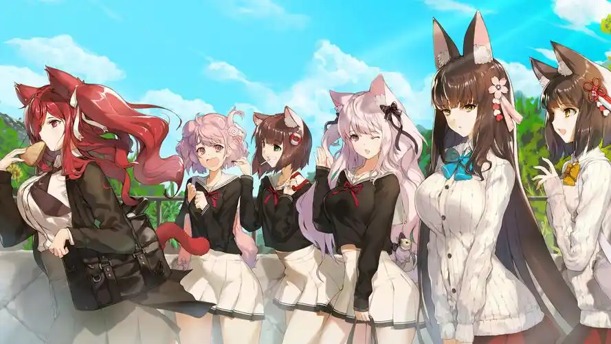 重樱 女子高中生 漂亮美少女 碧蓝航线高清壁纸_动漫壁纸_墨鱼部落格