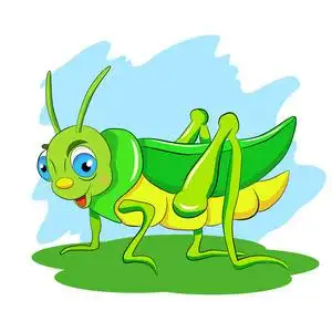 卡通搞笑蚱蜢照片