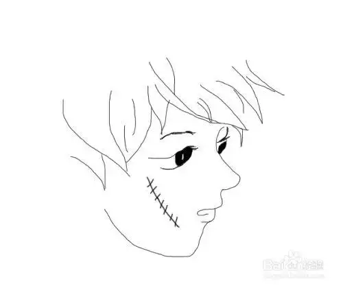 画伤疤教程简单的