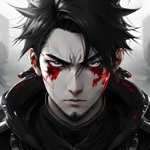 压迫感头像男动漫带杀气的眼神