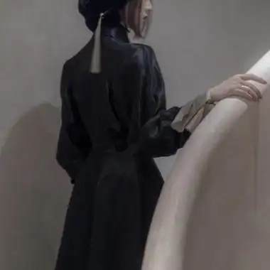 女生真人丧头像