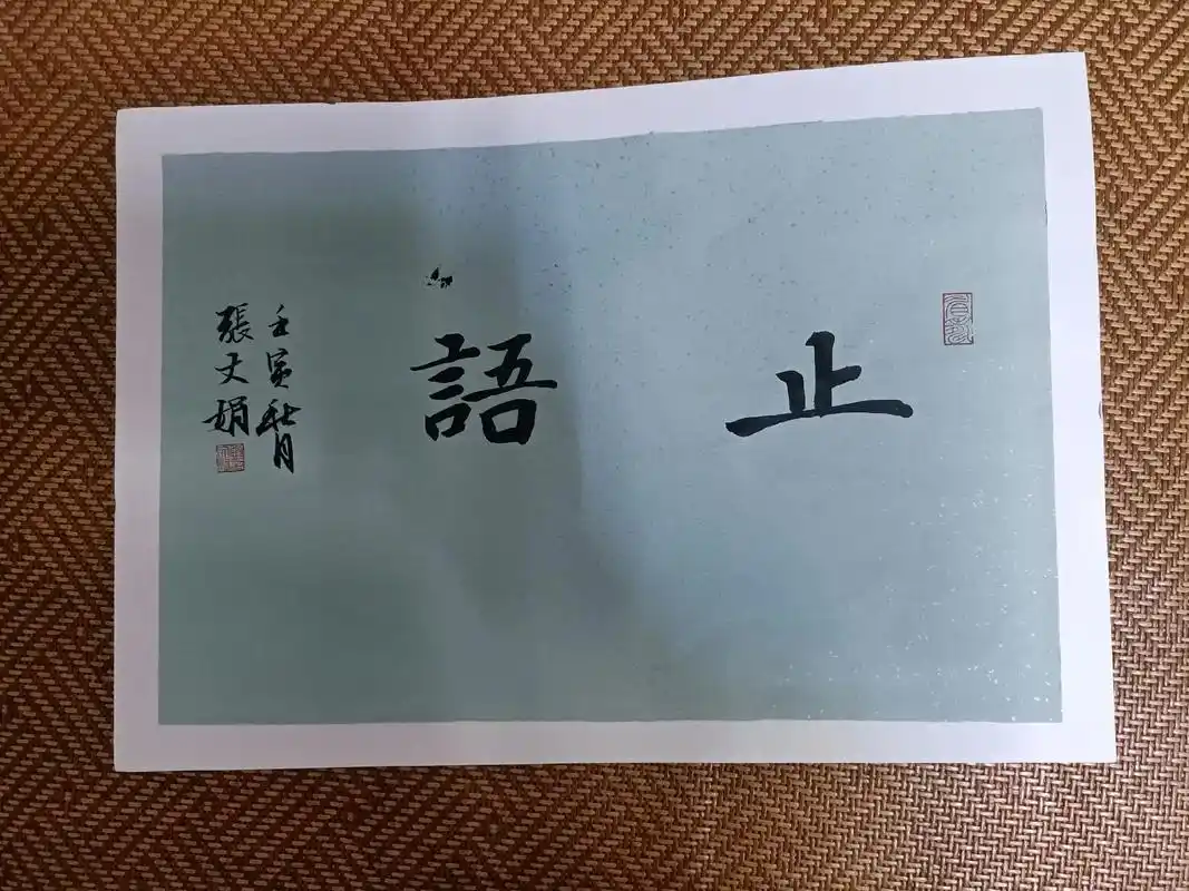 写止语贴 - 抖音