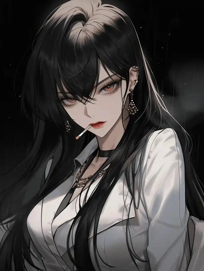 【现代头像】抽烟的霸气御姐头像,帅帅哒  来吧,秋天的第一根烟, 霸气