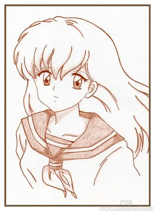 [新手练习线稿][犬夜叉]日暮戈薇[12p]