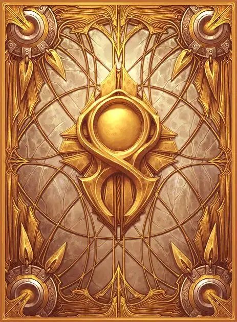 炉石卡牌厚重卡牌龙剑卡背