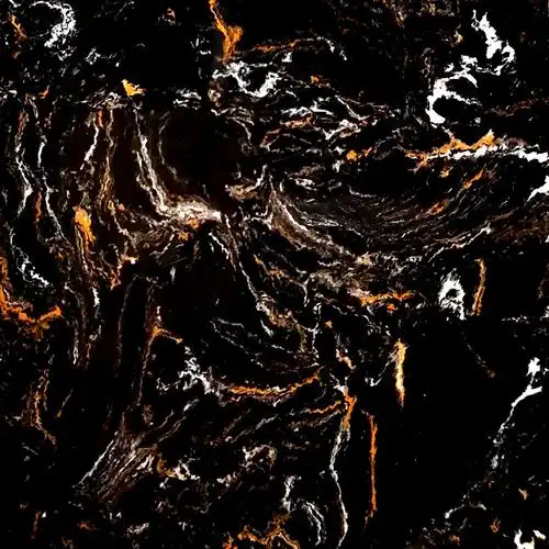 黑金花人造大理石黑色人造花纹板大理石可来样定制大理石花纹板