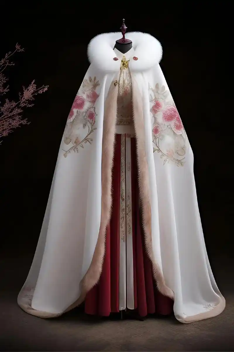 中国古代披风,您喜欢哪一件#古风 #古风汉服美如画 #图文伙 - 抖音