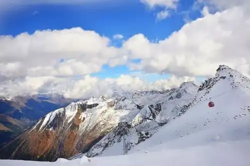 达古冰川,超火的网红打卡地.