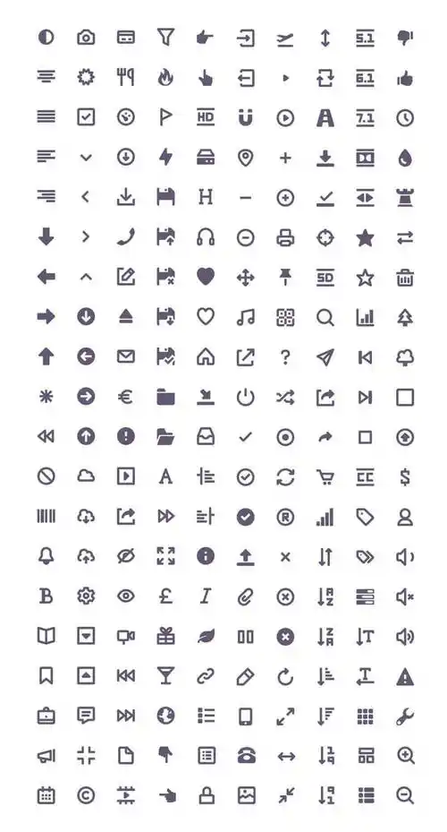 网页功能类小图标png素材