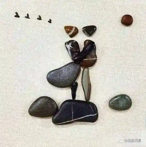 这组石头拼画,浪漫极啦!