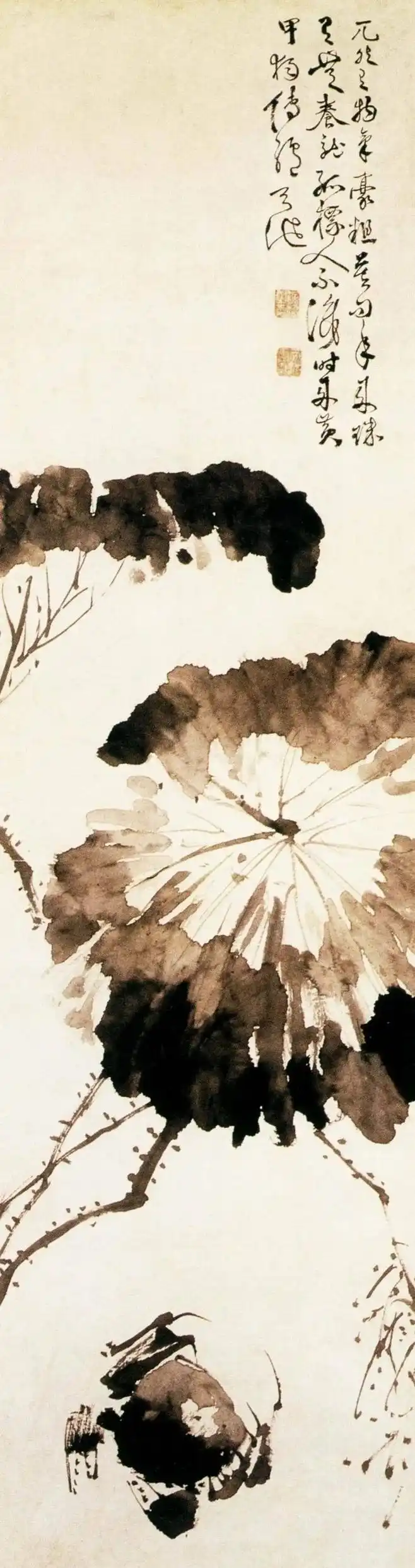 中国泼墨大写意花鸟画的创始人——徐渭,国画大师们的偶像