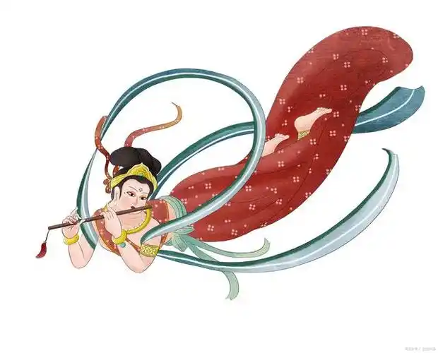 敦煌壁画中"飞天"艺术形式