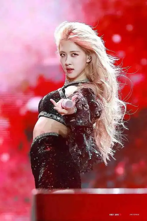 元族新品女团演出服blackpink女团黑色亮片朴彩英同款网纱套装演出服