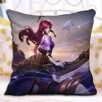 王者荣耀安琪拉心灵骇客玩偶对对碰暗夜萝莉长抱枕头靠垫周边伽罗破魔