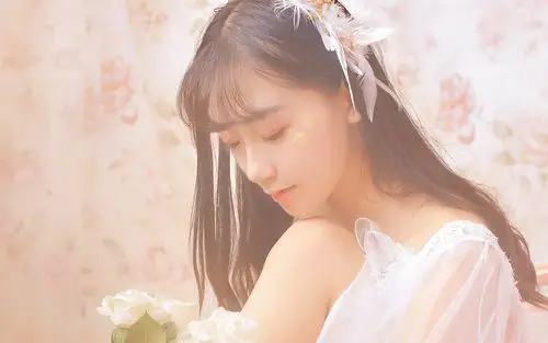 长发美女治愈系唯美高清图片壁纸