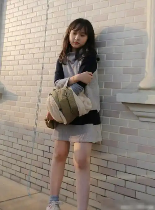 美童星刘楚恬10岁时穿亡粉鞋1米2长腿