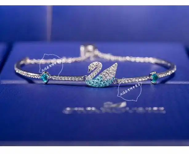 罗丽莎 s925银黑天鹅项链女锁骨链网红吊坠毛衣链大小号礼物水晶 大白