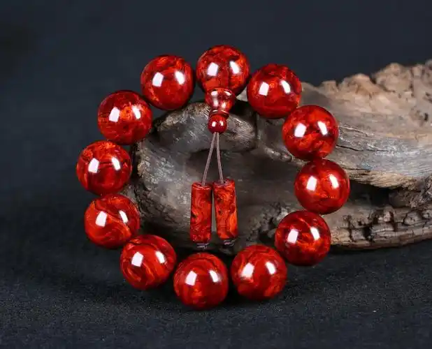 印度小叶紫檀手串男女高油颗颗满瘤疤20mm佛珠手串无棕眼 20mm12颗半