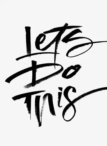 立夏夏天英文水彩泼墨艺术字体