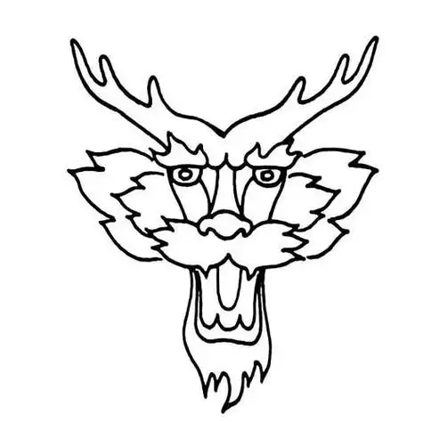 霸气龙简笔画如何绘画中国龙简笔画帅气又简单画法霸气的龙动物简笔画