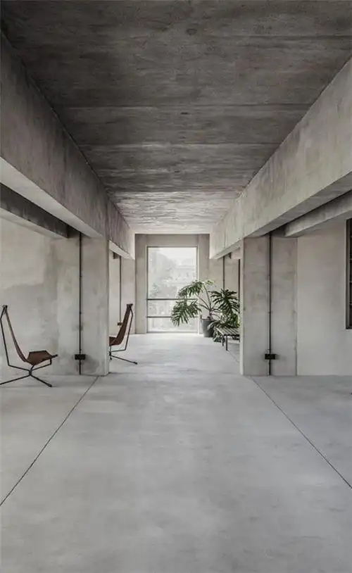 别墅微水泥案例-深圳龙华观澜湖别墅装饰纳米水泥