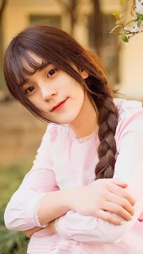 森系大眼美女写真iphone7壁纸