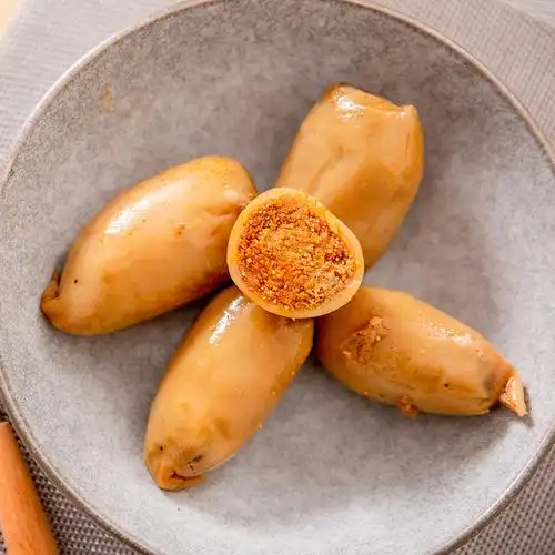 即食带籽鱿鱼仔零食麻辣墨鱼仔碳烤海兔海鲜特产200g/500g