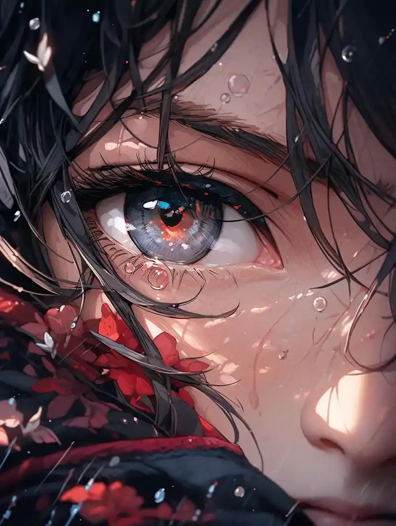 【雨中眼眸】#动漫 #壁纸 #一眼沦陷 #眼 #眼眸 - 抖音