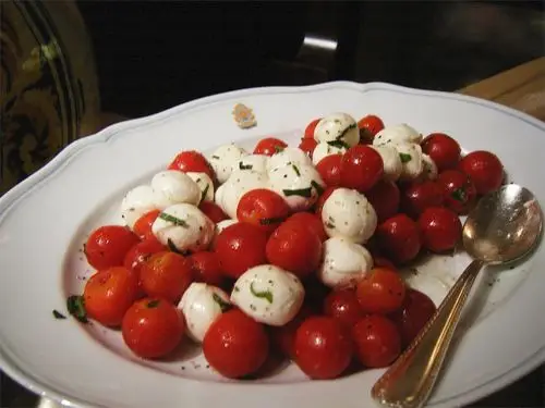 mozzerlla   sweet tomato also good!