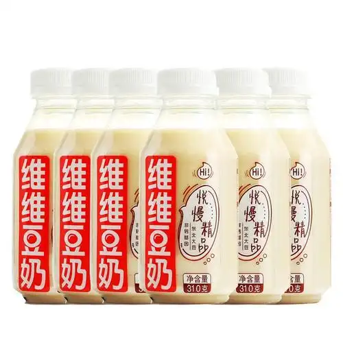 维维豆奶310g*24瓶装便携乳制品饮料儿童营养健康早餐悦慢豆奶-mc母婴