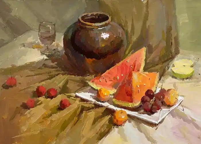 上海美术联考色彩静物照片写生