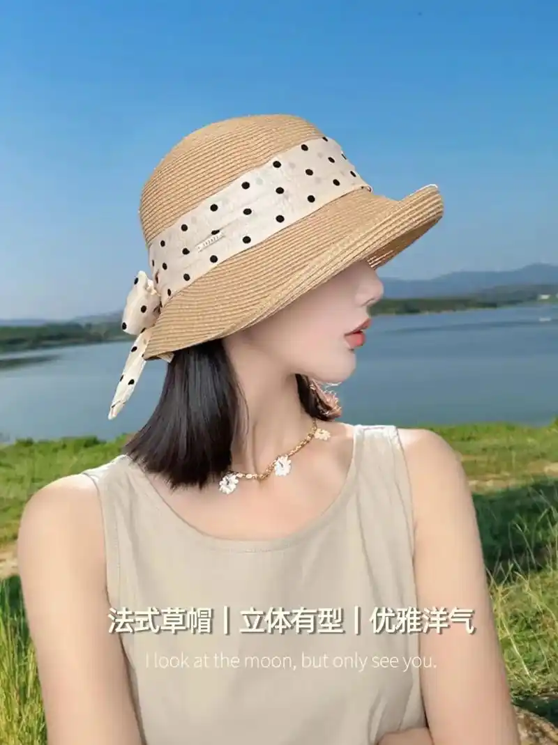 秋季天帽子女士款洋气时尚小众轻奢设计时尚洋气贵妇高级感减龄显年轻