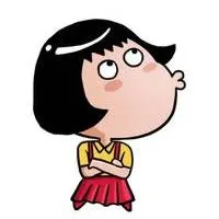 噘嘴扭头生气了